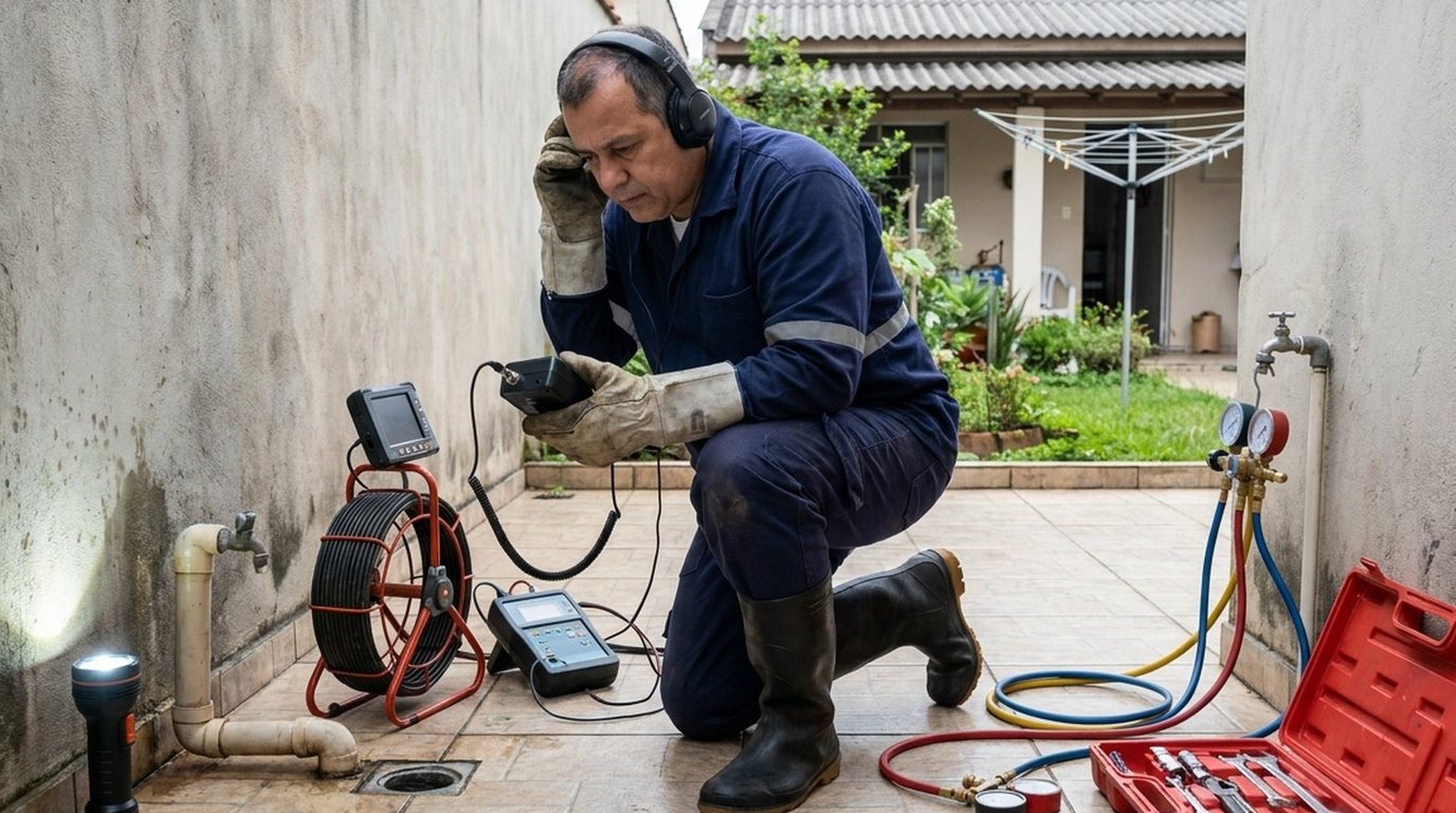 Caça Vazamento com Geofone em Sorocaba‑SP