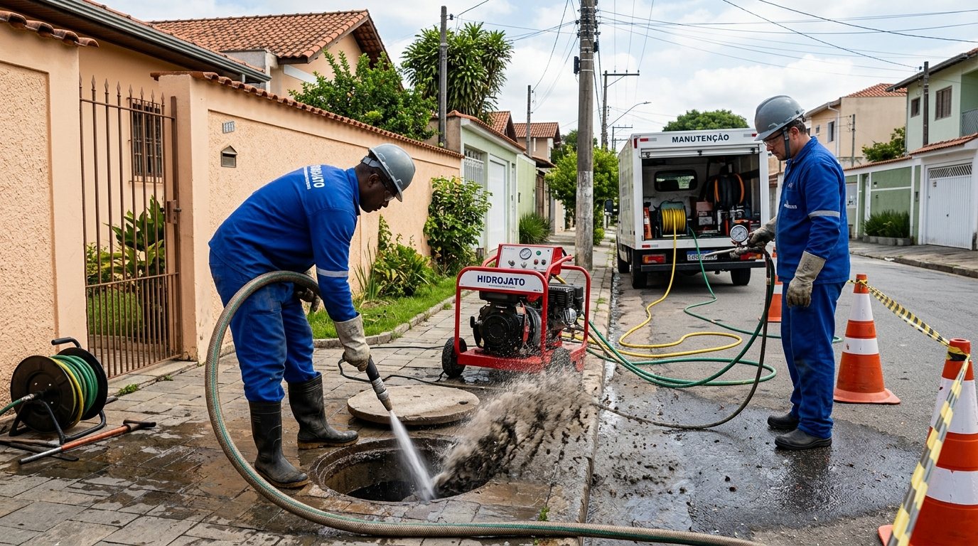 Hidrojateamento Residencial em Sorocaba‑SP