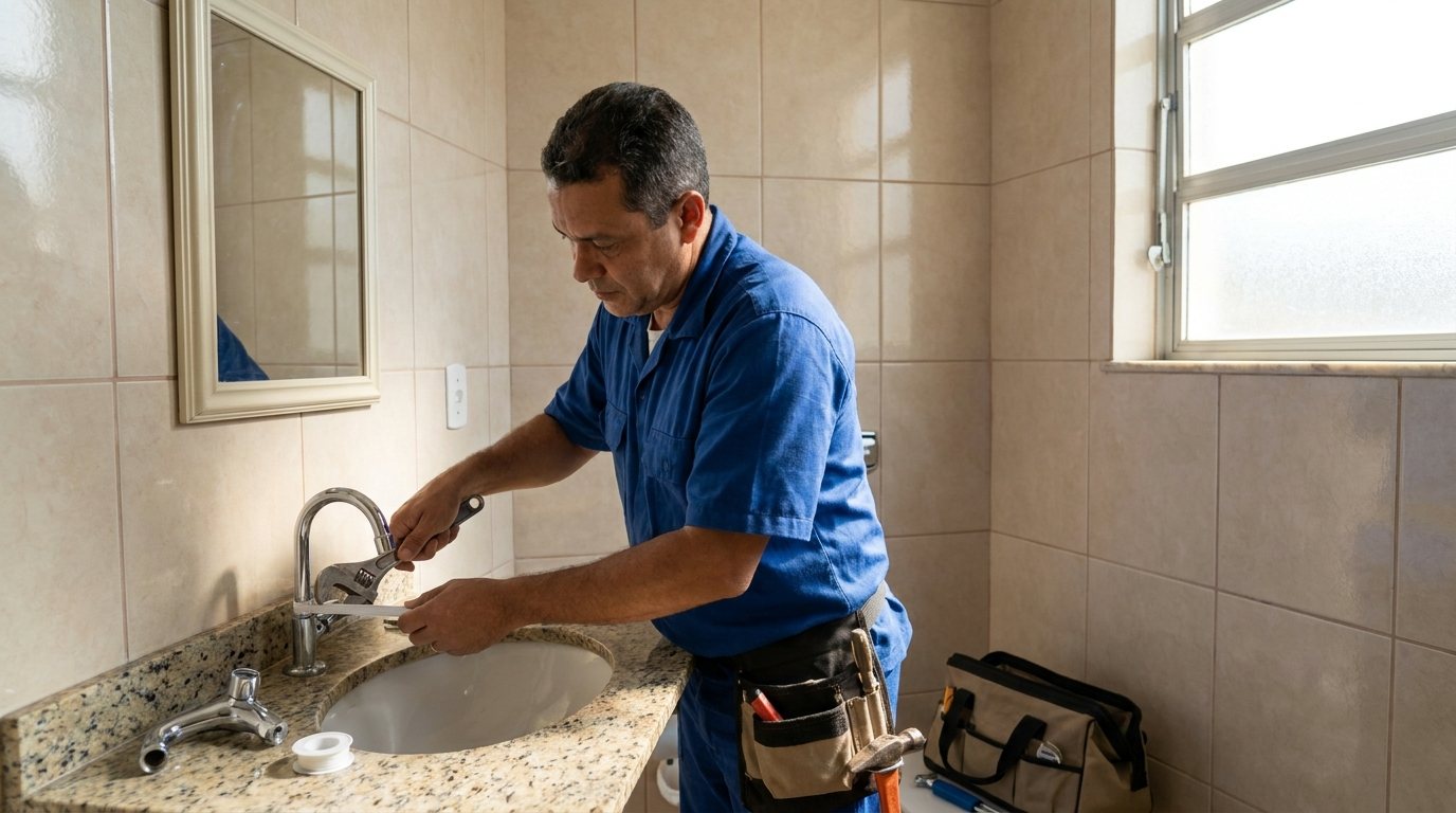 Instalação Hidráulica no Banheiro em Sorocaba‑SP