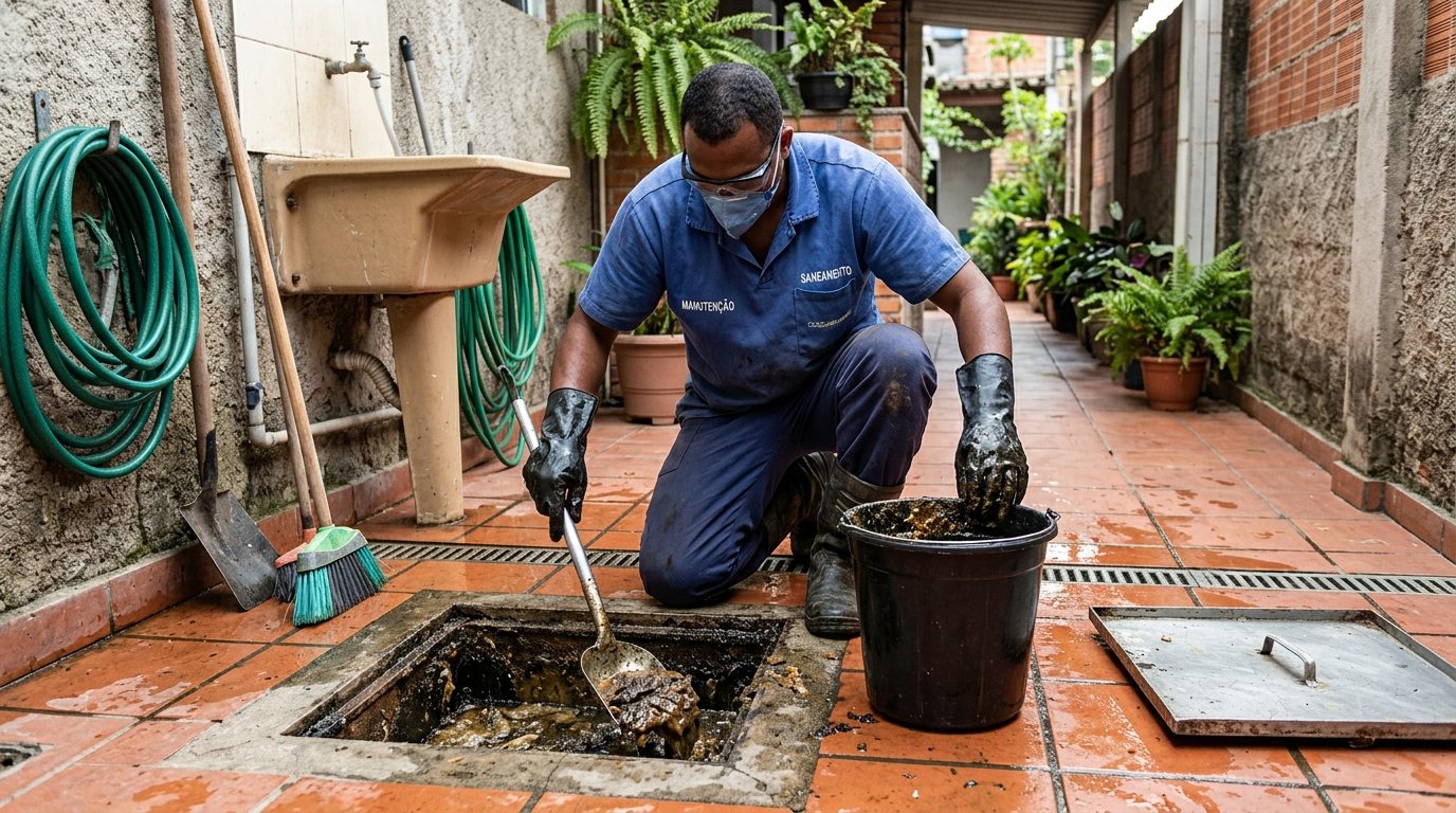 Limpeza de Caixa de Gordura Comercial em Sorocaba‑SP