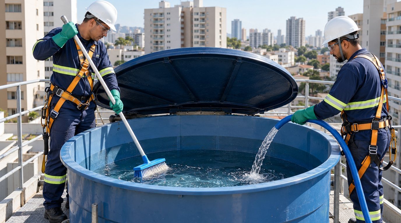 Reservatório de Condomínio em Sorocaba‑SP